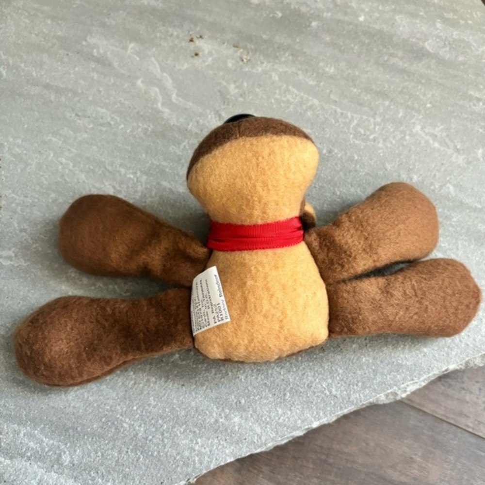 Hallmark Vintage Rodney Reindeer 1979 Beanie Plush Stuffed Animal Christmas - Picture 6 of 10